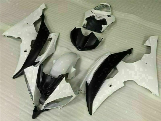 White Black 08-16 Yamaha YZF R6 Motorcycle Fairing Kits & Plastic