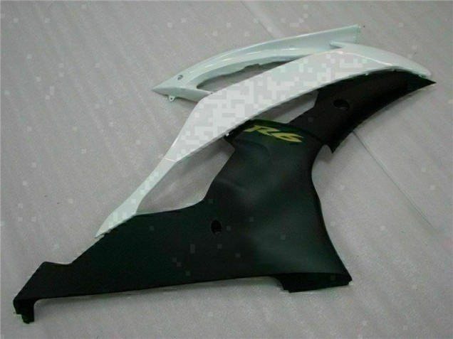 White Black 08-16 Yamaha YZF R6 Motorcycle Fairing White Black 08-16 Yamaha YZF R6 Motorcycle Fairing