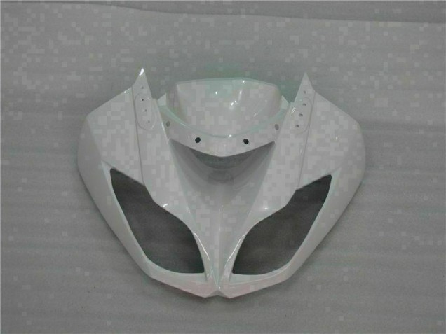 White Black 09-12 Kawasaki ZX6R Motorcycle Fairing