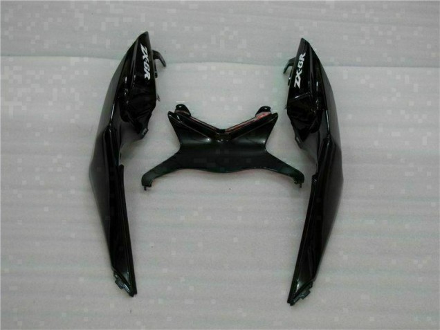 White Black 09-12 Kawasaki ZX6R Motorcycle Fairing