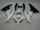 White Black 09-12 Kawasaki ZX6R Motorcycle Fairing