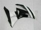 White Black 09-12 Kawasaki ZX6R Motorcycle Fairings