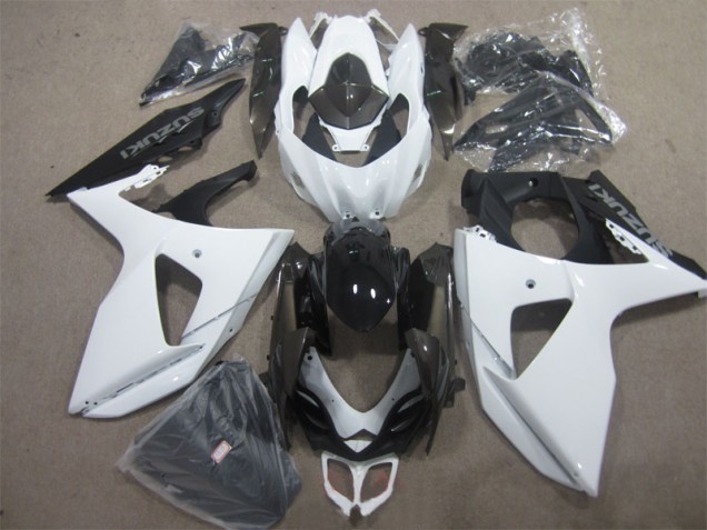 White Black 09-16 Suzuki GSXR 1000 Full Motorcycle Fairing Kits White Black 09-16 Suzuki GSXR 1000 Full Motorcycle Fairing Kits
