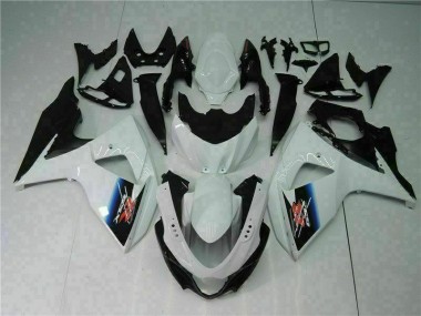 White Black 09-16 Suzuki GSXR 1000 Motorcycle Bodywork