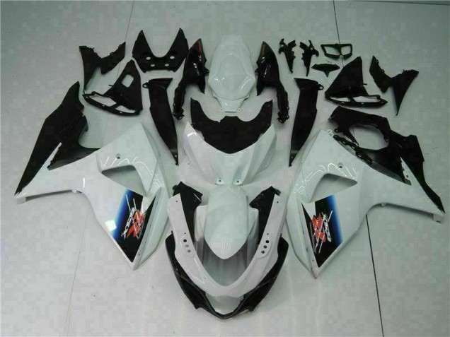White Black 09-16 Suzuki GSXR 1000 Motorcycle Bodywork White Black 09-16 Suzuki GSXR 1000 Motorcycle Bodywork