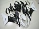 White Black 13-18 Kawasaki ZX6R Motorcycle Fairing