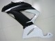 White Black 13-18 Kawasaki ZX6R Motorcycle Fairing