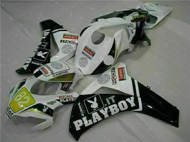 White Black Playboy 08-11 Honda CBR1000RR Motorcycle Fairings White Black Playboy 08-11 Honda CBR1000RR Motorcycle Fairings