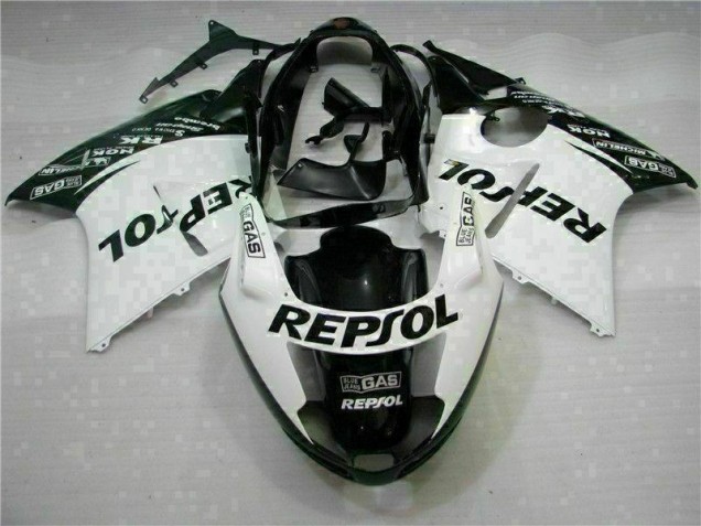 White Black Repsol 96-07 Honda CBR1100XX Motorcycle Fairings White Black Repsol 96-07 Honda CBR1100XX Motorcycle Fairings