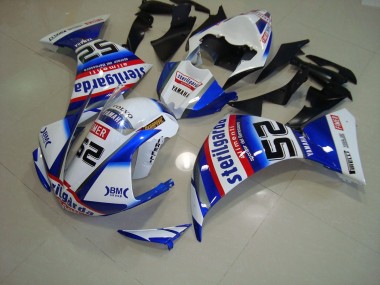 White Black Sterilgarda 09-11 Yamaha YZF R1 Motorcycle Fairings