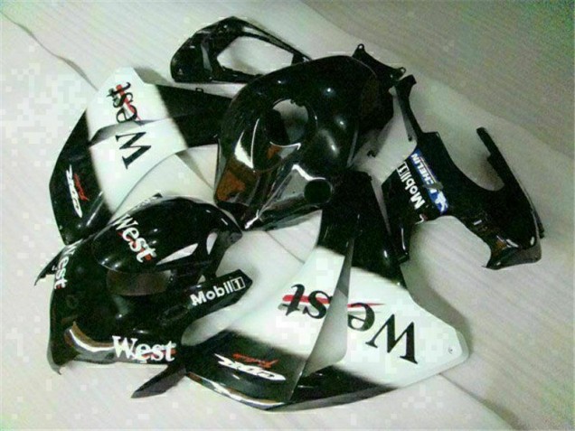 White Black West 08-11 Honda CBR1000RR Motorcycle Fairings
