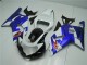 White Blue 01-03 Suzuki GSXR 600/750 Motorcycle Fairings White Blue 01-03 Suzuki GSXR 600/750 Motorcycle Fairings