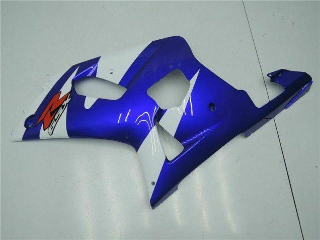 White Blue 01-03 Suzuki GSXR 600/750 Motorcycle Fairings White Blue 01-03 Suzuki GSXR 600/750 Motorcycle Fairings