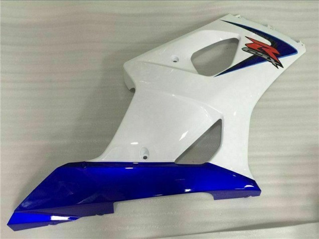 White Blue 03-04 Suzuki GSXR 1000 Motorcycle Fairings