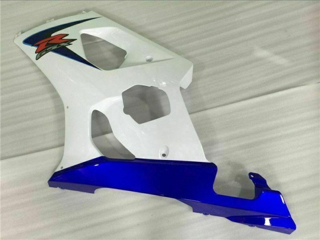White Blue 03-04 Suzuki GSXR 1000 Motorcycle Fairings