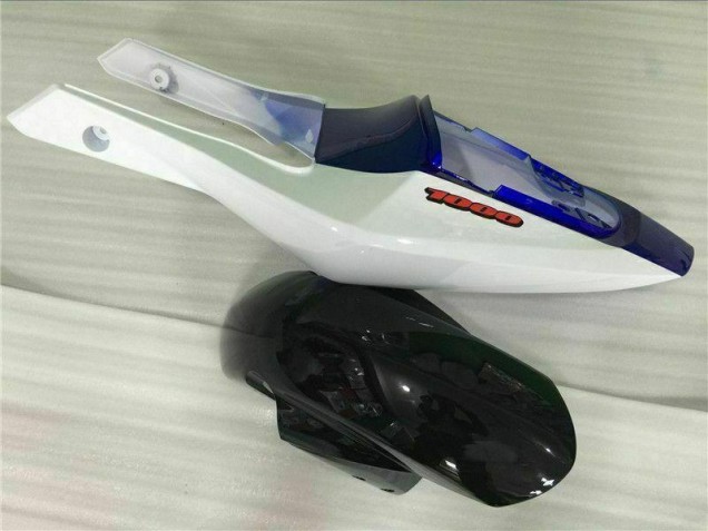 White Blue 03-04 Suzuki GSXR 1000 Motorcycle Fairings