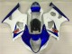 White Blue 03-04 Suzuki GSXR 1000 Motorcycle Fairings