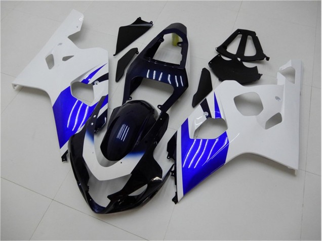 White Blue 04-05 Suzuki GSXR 600/750 Motorcycle Fairings White Blue 04-05 Suzuki GSXR 600/750 Motorcycle Fairings