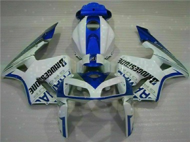 White Blue 05-06 Honda CBR600RR Motorcycle Bodywork