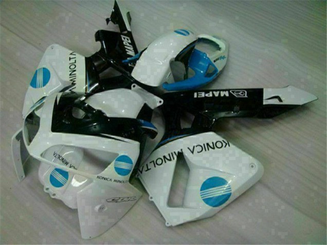 White Blue 05-06 Honda CBR600RR Motorcycle Fairing White Blue 05-06 Honda CBR600RR Motorcycle Fairing