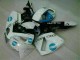 White Blue 05-06 Honda CBR600RR Motorcycle Fairing White Blue 05-06 Honda CBR600RR Motorcycle Fairing