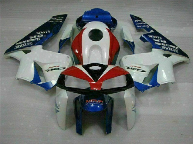 White Blue 05-06 Honda CBR600RR Motorcycle Fairings White Blue 05-06 Honda CBR600RR Motorcycle Fairings