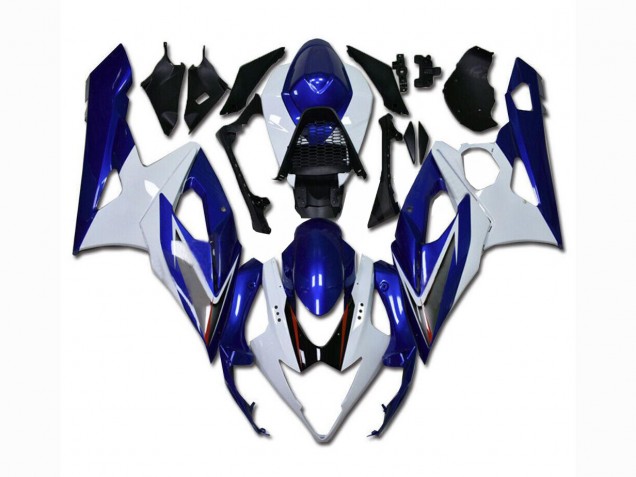 White Blue 05-06 Suzuki GSXR 1000 Motorcycle Bodywork
