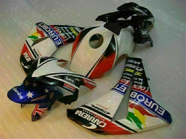 White Blue 08-11 Honda CBR1000RR Motorcycle Bodywork White Blue 08-11 Honda CBR1000RR Motorcycle Bodywork