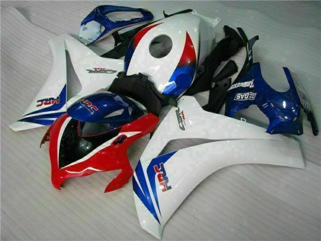 White Blue 08-11 Honda CBR1000RR Motorcycle Fairing Kits