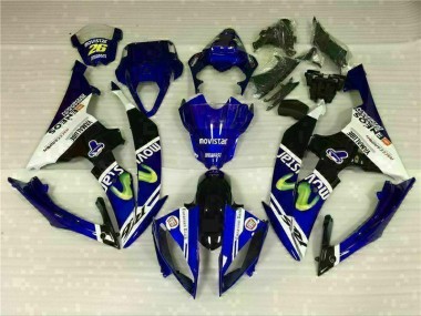 White Blue 08-16 Yamaha YZF R6 Motorcycle Fairing