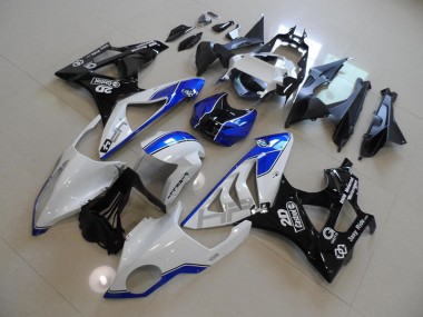 White Blue 09-14 BMW S1000RR Motorcycle Fairings