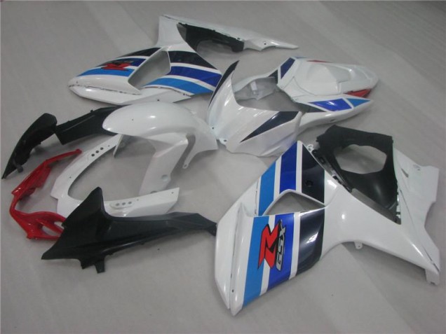 White Blue 09-16 Suzuki GSXR 1000 Motorcycle Fairings White Blue 09-16 Suzuki GSXR 1000 Motorcycle Fairings