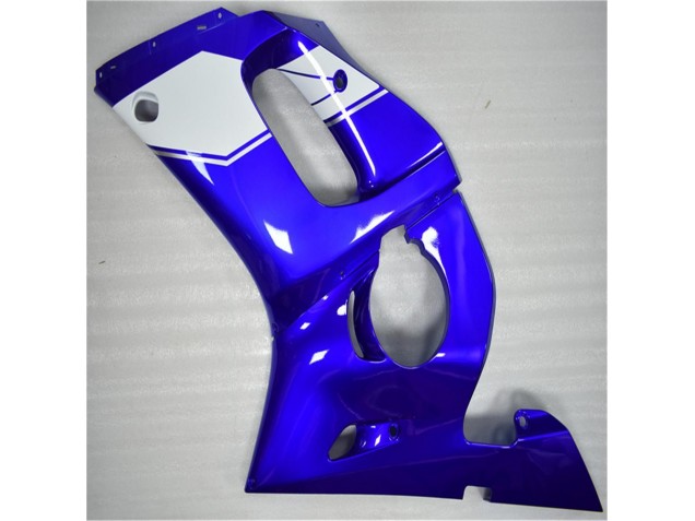 White Blue 98-02 Yamaha YZF R6 Motorcycle Fairings