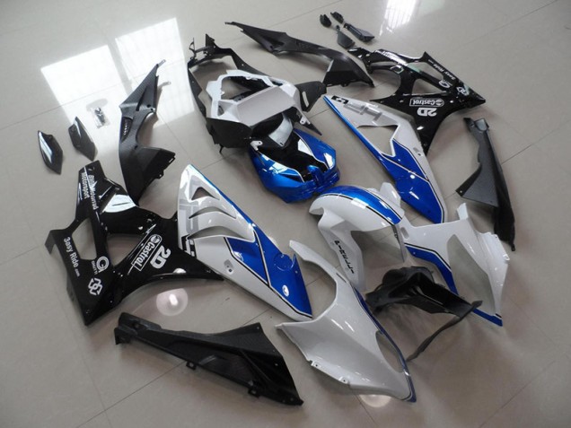 White Blue Black 09-14 BMW S1000RR Motorcycle Fairings White Blue Black 09-14 BMW S1000RR Motorcycle Fairings