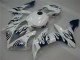 White Blue Flame 04-06 Yamaha YZF R1 Motorcycle Fairings