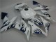 White Blue Flame 04-06 Yamaha YZF R1 Motorcycle Fairings