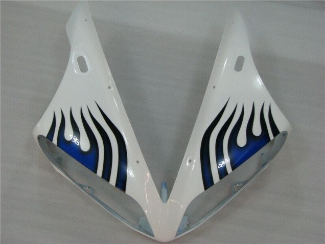 White Blue Flame 04-06 Yamaha YZF R1 Motorcycle Fairings