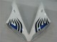 White Blue Flame 04-06 Yamaha YZF R1 Motorcycle Fairings
