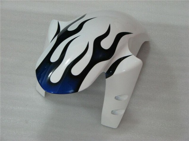 White Blue Flame 04-06 Yamaha YZF R1 Motorcycle Fairings