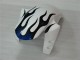 White Blue Flame 04-06 Yamaha YZF R1 Motorcycle Fairings