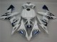 White Blue Flame 04-06 Yamaha YZF R1 Motorcycle Fairings
