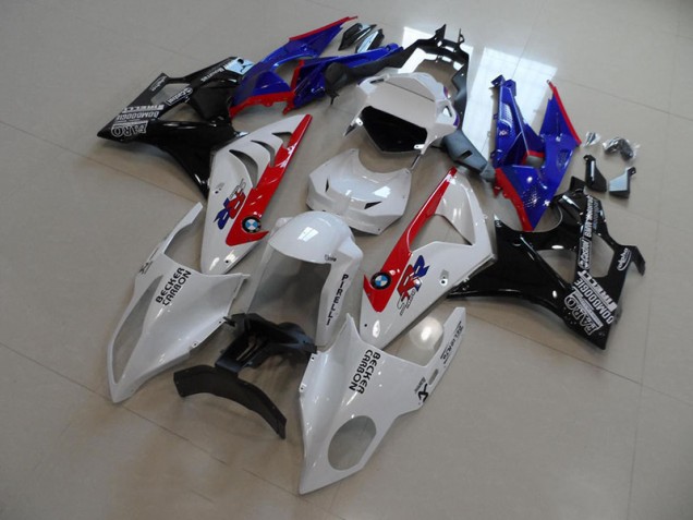 White Blue Red Becker Carbon 09-14 BMW S1000RR Motorcycle Fairings White Blue Red Becker Carbon 09-14 BMW S1000RR Motorcycle Fairings