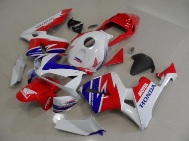 White Blue Red Motul HRC 05-06 Honda CBR600RR Motorcycle Fairings