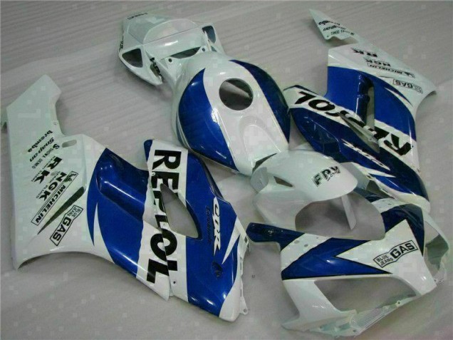 White Blue Repsol 04-05 Honda CBR1000RR Motorcycle Fairings White Blue Repsol 04-05 Honda CBR1000RR Motorcycle Fairings