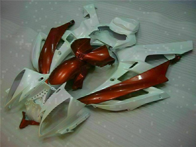 White Brown 06-07 Yamaha YZF R6 Motorcycle Fairings White Brown 06-07 Yamaha YZF R6 Motorcycle Fairings