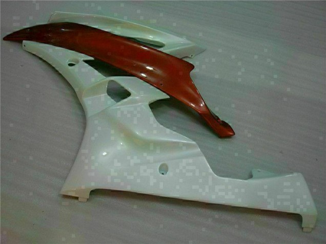 White Brown 06-07 Yamaha YZF R6 Motorcycle Fairings White Brown 06-07 Yamaha YZF R6 Motorcycle Fairings