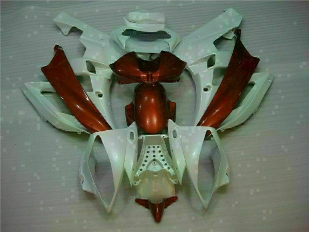 White Brown 06-07 Yamaha YZF R6 Motorcycle Fairings White Brown 06-07 Yamaha YZF R6 Motorcycle Fairings