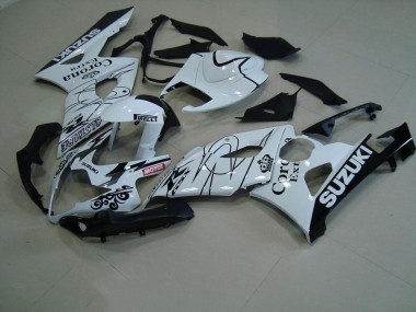 White Corona 05-06 Suzuki GSXR 1000 Motorcycle Fairings