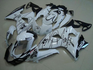 White Corona 09-16 Suzuki GSXR 1000 Motorcycle Fairings