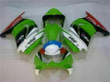 White Green Black Ninja 08-12 Kawasaki EX250 Motorcycle Fairings